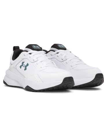 Under Armour Skórzane buty sportowe w kolorze białym