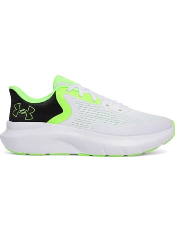 Under Armour Buty w kolorze biało-czarno-zielonym do biegania