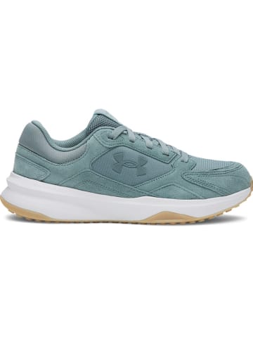 Under Armour Leren trainingsschoenen grijsblauw