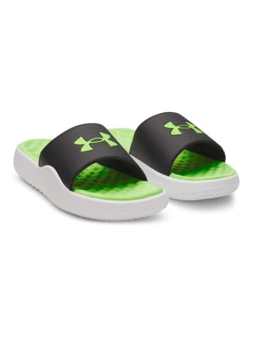 Under Armour Slippers "Ignite Pro 8 Fix" zwart/wit/groen