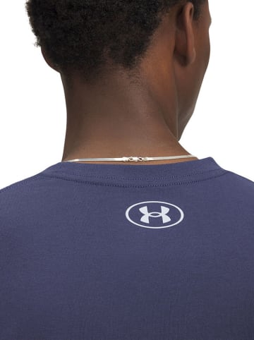 Under Armour Koszulka sportowa "Camo" w kolorze granatowym