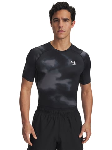 Under Armour Funktionsshirt in Schwarz/ Grau