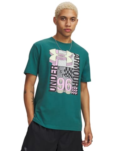 Under Armour Shirt ''Logo Collage'' groen