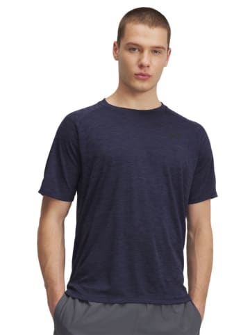 Under Armour Koszulka sportowa "Tech" w kolorze granatowym