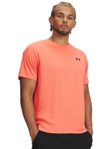 Under Armour Koszulka sportowa "Tech" w kolorze pomarańczowym