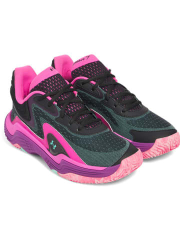 Under Armour Sportschuhe in Schwarz/ Pink/ Lila