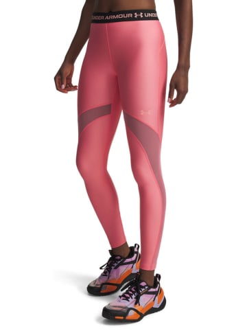 Under Armour Trainingsleggings "HeatGear Mesh" in Pink