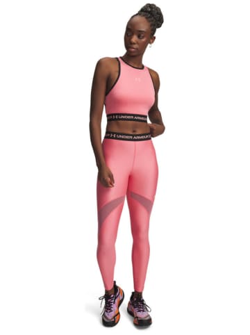 Under Armour Trainingsleggings "HeatGear Mesh" in Pink