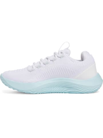 Under Armour Laufschuhe in Weiß/ Hellblau