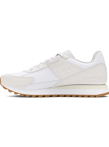 Under Armour Leren trainingsschoenen beige/wit