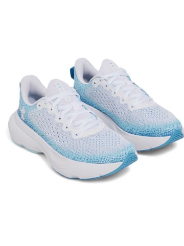 Under Armour Laufschuhe in Weiß/ Hellblau