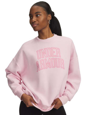 Under Armour Sweatshirt ''Rival Flc OS Varsity'' in Rosa