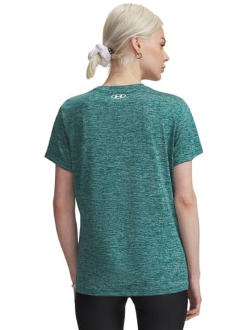 Under Armour Koszulka sportowa "Twist" w kolorze zielonym