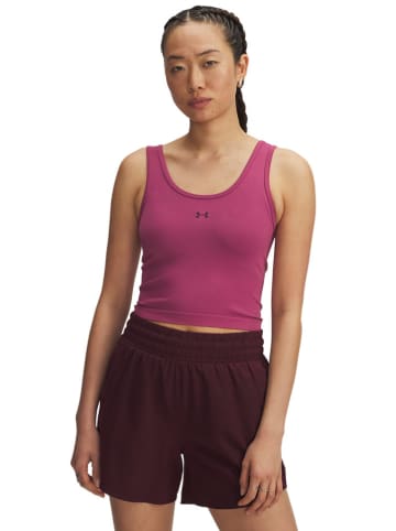 Under Armour Top funkcyjny w kolorze różowym