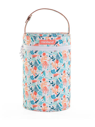 Miniland Thermotasche "Mediterranean" in Mint/ Rosa - 700 ml