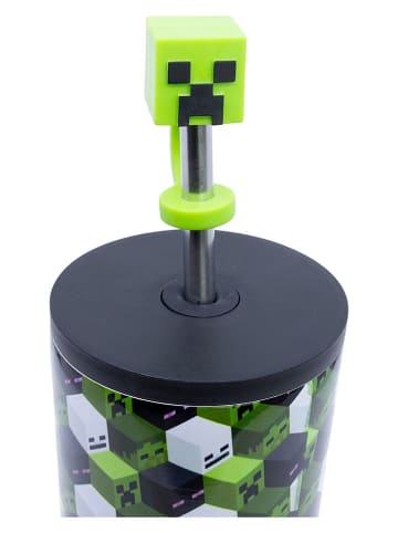 Stor Thermobecher "Minecraft" in Grün/ Schwarz - 770 ml