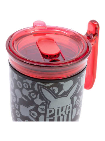 Stor Kubek termiczny "Pokemon" w kolorze czarnym - 470 ml
