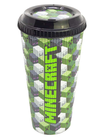 Stor Becher "Minecraft" in Grün/ Schwarz - 790 ml