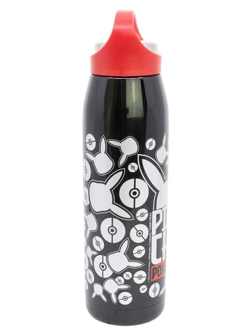 Stor Thermoflasche "Pokemon" in Schwarz - 665 ml