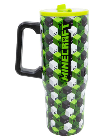 Stor Kubek termiczny "Minecraft" w kolorze czarno-zielonym - 920 ml