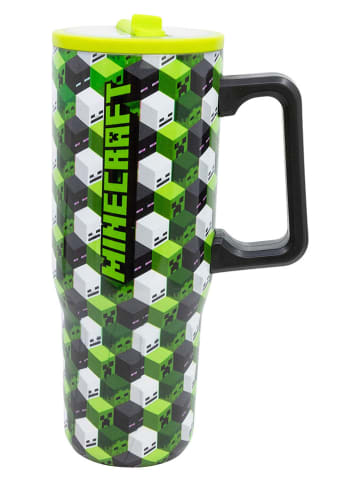 Stor Thermobecher "Minecraft" in Grün/ Schwarz - 920 ml
