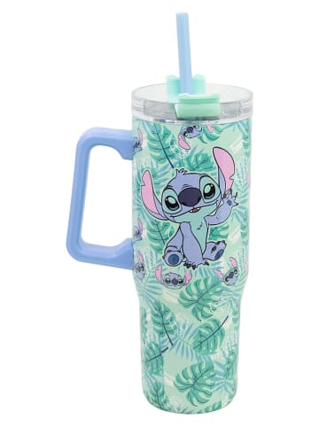 Stor Thermobecher "Stitch" in Grün - 920 ml