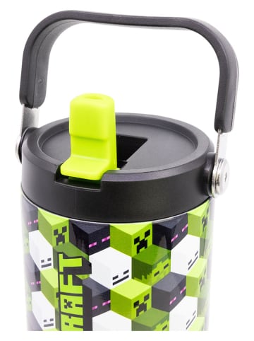 Stor Thermobecher "Minecraft" in Grün/ Schwarz - 860 ml