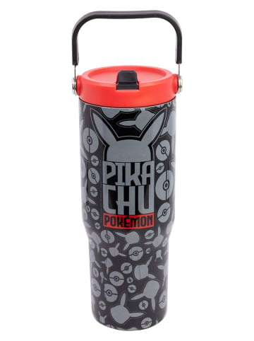 Stor Thermobecher "Pokemon" in Schwarz - 860 ml