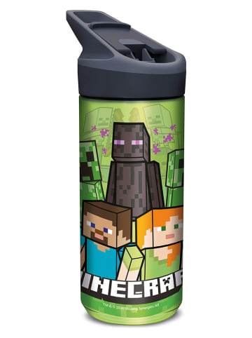 Stor Trinkflasche "Minecraft" in Grün - 620 ml