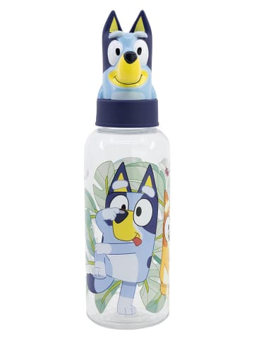 Stor 3D-Trinkflasche "Bluey" in Hellblau - 560 ml