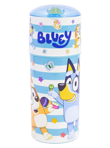 Stor Trinkflasche "Bluey" in Hellblau/ Weiß - 350 ml