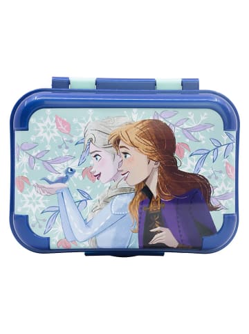 Stor Lunchbox "Frozen" in Hellblau - (B)17 x (H)13,5 x (T)6,2 cm