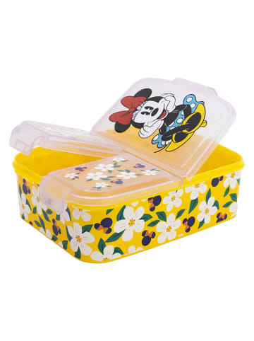 Stor Pojemnik "Minnie" w kolorze żółtym na lunch - 18 x 13,5 x 5,5 cm