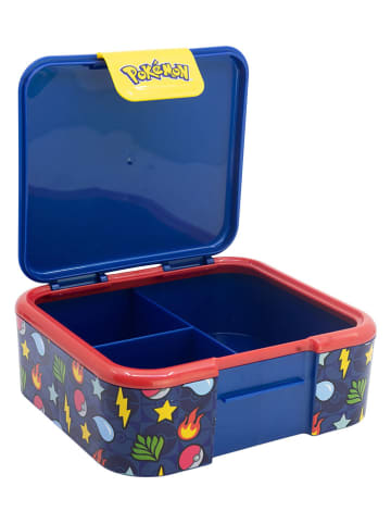 Stor Lunchbox "Pokemon" in Blau - (B)18 x (H)16 x (T)6,2 cm