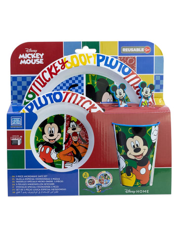 Stor 5-częściowy zestaw naczyń "Mickey" ze wzorem