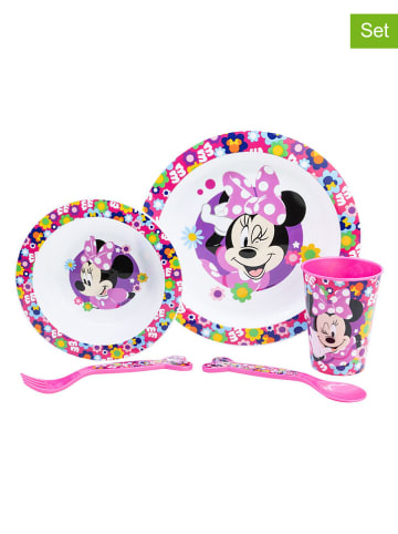 Stor 5tlg. Geschirr-Set "Minnie" in Pink