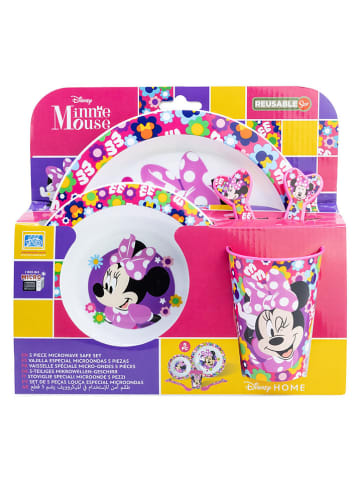 Stor 5tlg. Geschirr-Set "Minnie" in Pink