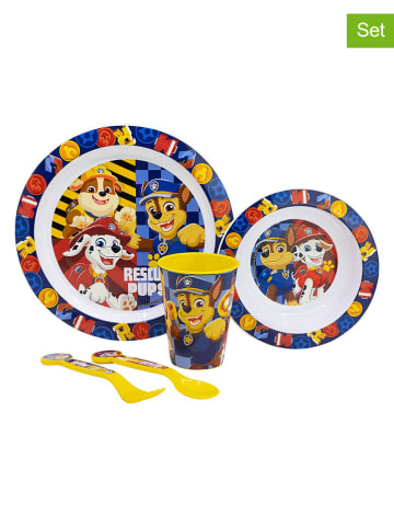 Stor 5tlg. Geschirr-Set "Paw Patrol" in Dunkelblau