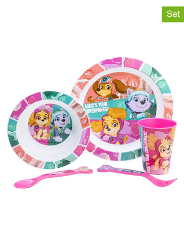 Stor 5-częściowy zestaw naczyń "Paw Patrol" ze wzorem