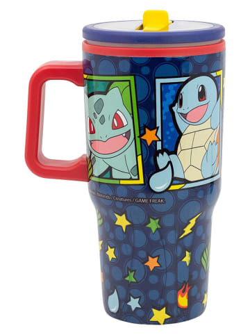 Stor Kubek termiczny "Pokemon" w kolorze niebieskim - 640 ml