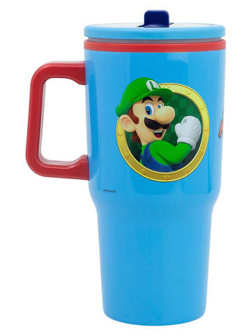Stor Thermobecher "Super Mario" in Blau - 640 ml