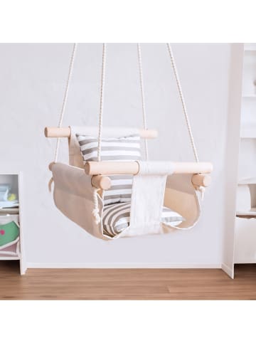 Woody Kids Huśtawka w kolorze beżowym - 6m+