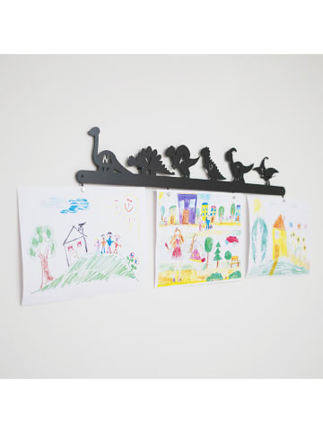 Woody Kids Bildaufhänger in Schwarz - (B)70 x (H)13 cm