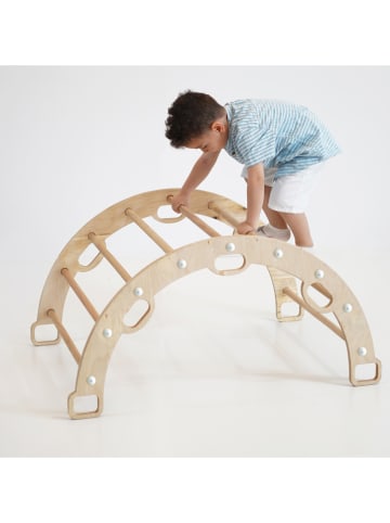 Woody Kids Klim- en balanceerboog - vanaf 3 jaar - (L)100 x (B)65 x (H)52 cm