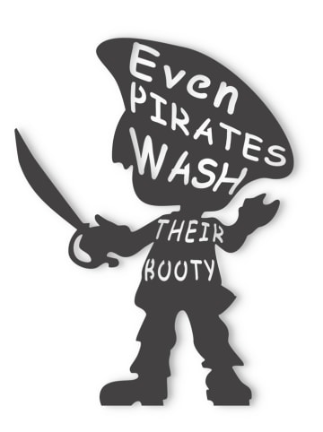 hippodino Dekoracja ścienna w kolorze czarnym - 30 x 40 cm