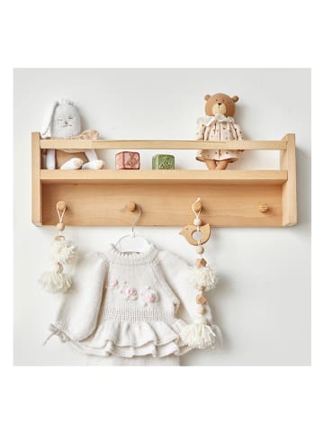 hippodino Wandmeubel naturel - (L)60 x (B)10 cm x (H)20cm