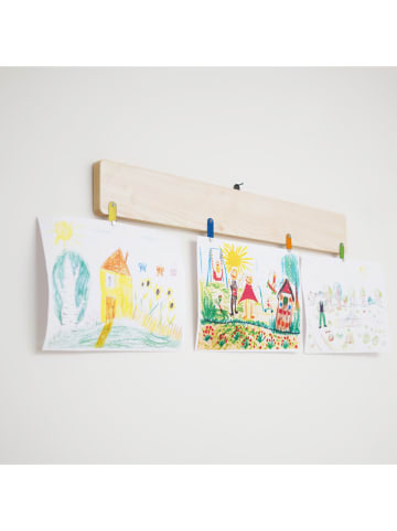 Woody Kids Houten hanger beige - (L)70 cm