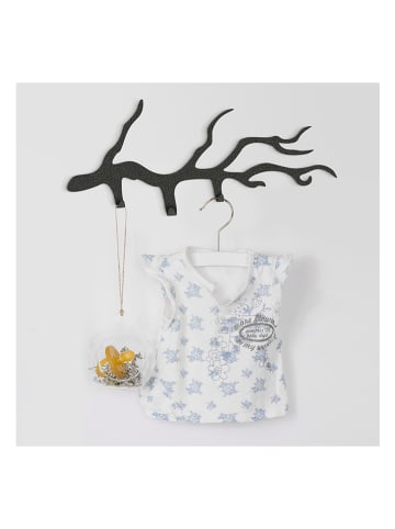 hippodino Wandgarderobe in Schwarz - (B)40 x (H)18 cm