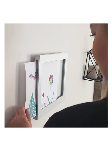 hippodino Bilderrahmen in Weiß - (B)34 x (H)25 cm