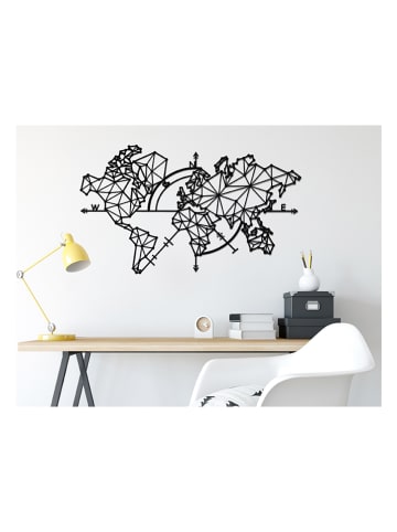 hippodino Wanddecoratie zwart - (B)100 x (H)60 cm